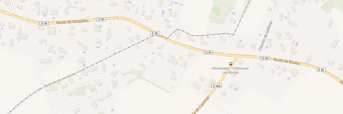 Plan du 1209 Rte de Bouloc à Villeneuve-lès-Bouloc