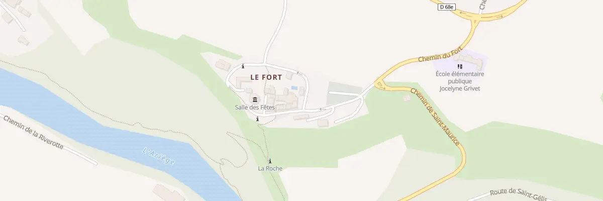 Plan du 22 Le Fort à Clermont-le-Fort