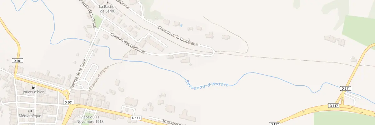 Plan du 12 Che des Gaillards à La Bastide-de-Sérou