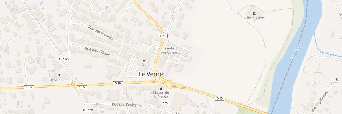 Plan du 58 Rue des Boulistes à Vernet