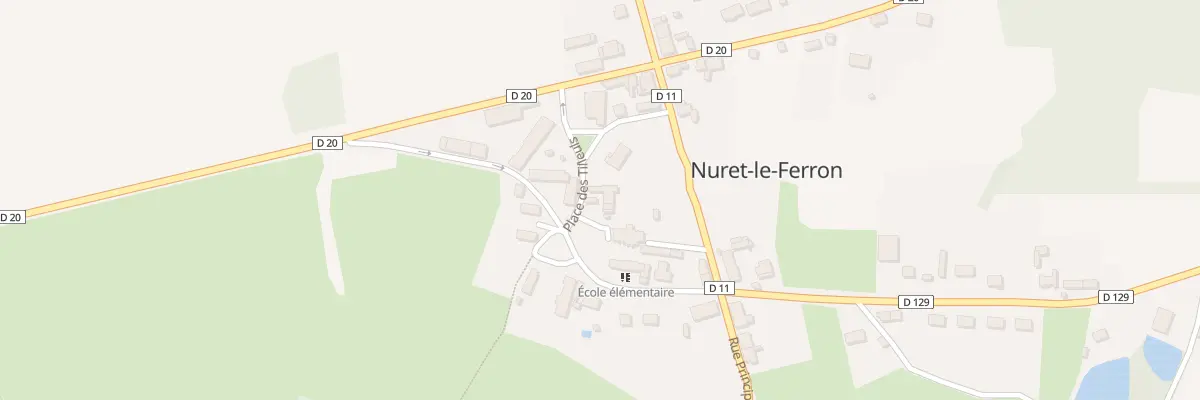 Plan du 2 Pl des Tilleuls à Nuret-le-Ferron