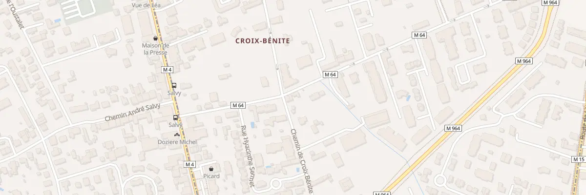 Plan du 81 Che de Moulis à Toulouse