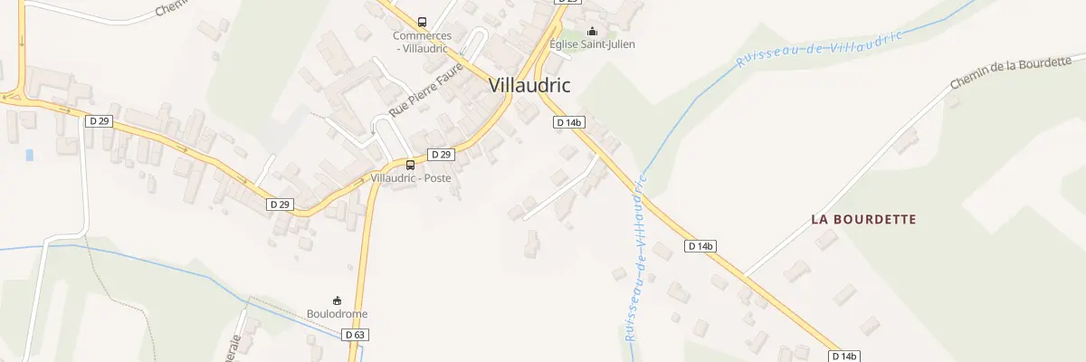 Plan du 6 Imp du Ruisseau à Villaudric
