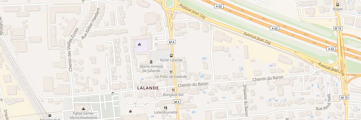 Plan du 256 Av de Fronton à Toulouse