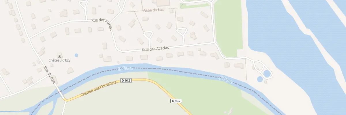Plan du 12 Rue des Acacias à Ézy-sur-Eure