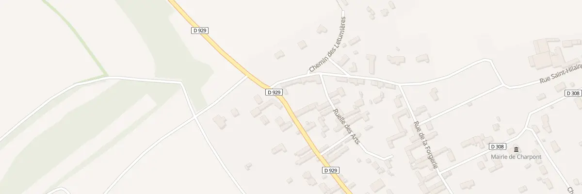 Plan du 1 Rue du Gen de Gaulle à Charpont