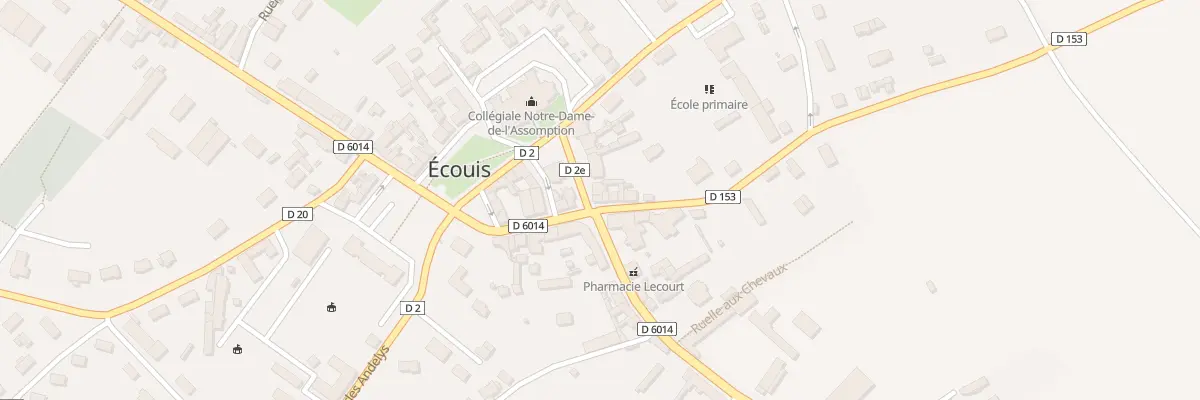 Plan du 2 Pl de la Mairie à Écouis