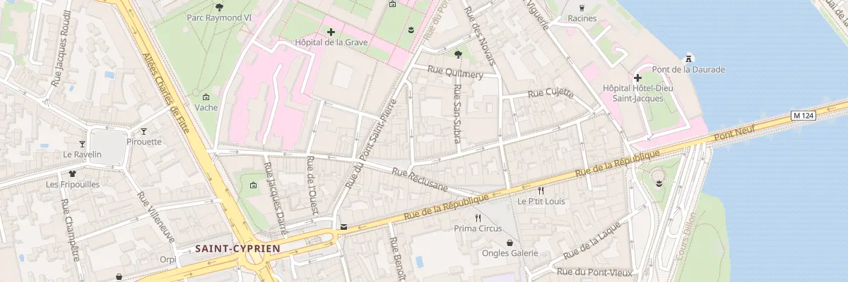 Plan du 48 Grande-Rue Saint Nicolas à Toulouse