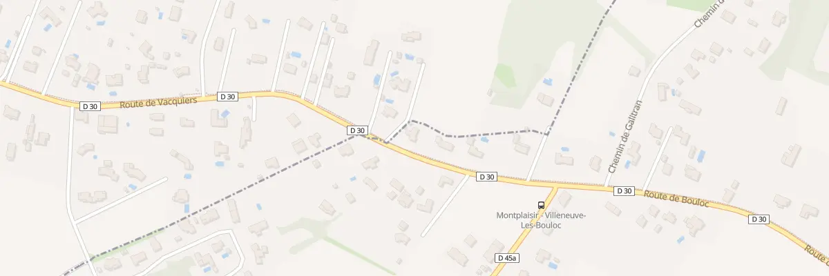 Plan du 1250 Rte de Bouloc à Villeneuve-lès-Bouloc