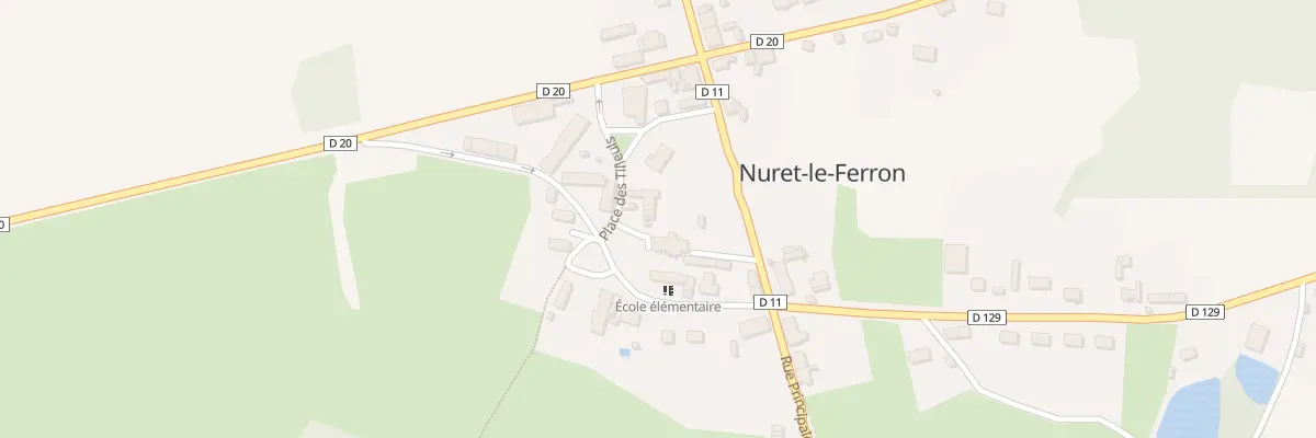 Plan du 2 Pl des Marronniers à Nuret-le-Ferron