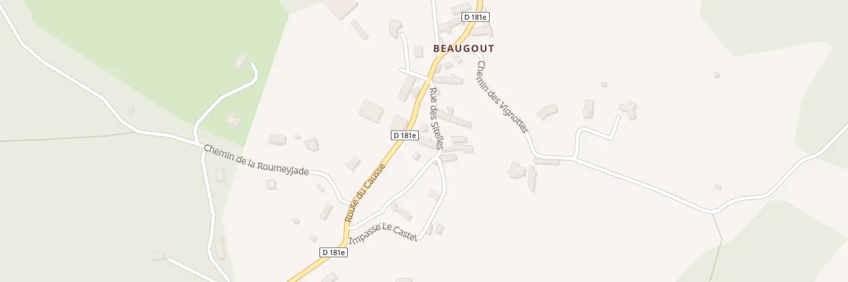 Plan du 5034 A Beaugout à Chasteaux