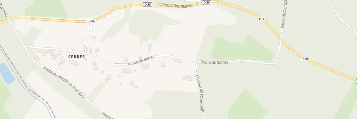 Plan du 5557F Las Planes à Payrac