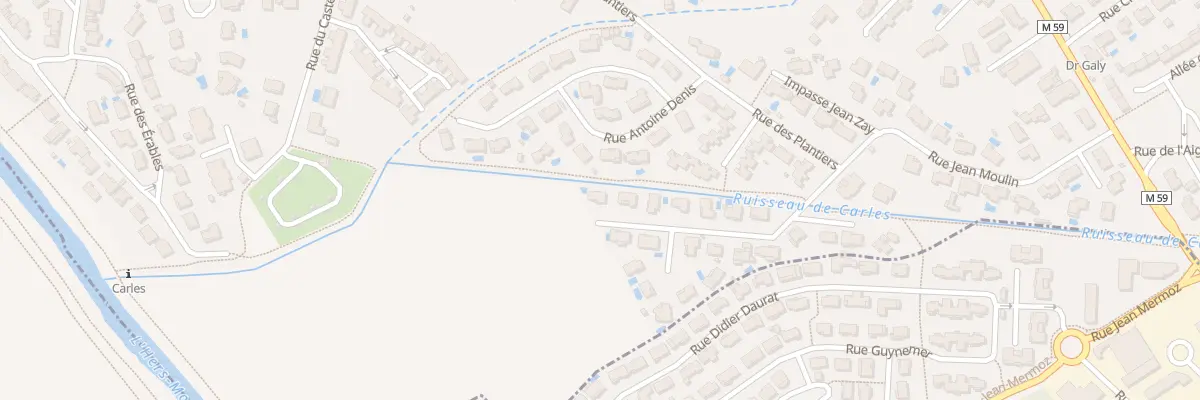 Plan du 14 Rue Lucien Siret à Castelginest