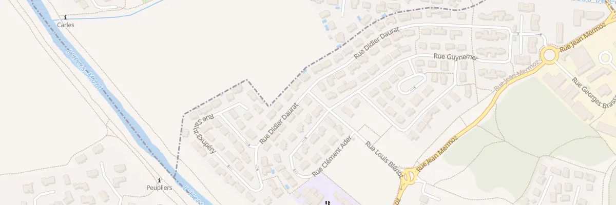 Plan du 2 Rue Louis Blériot à Fonbeauzard