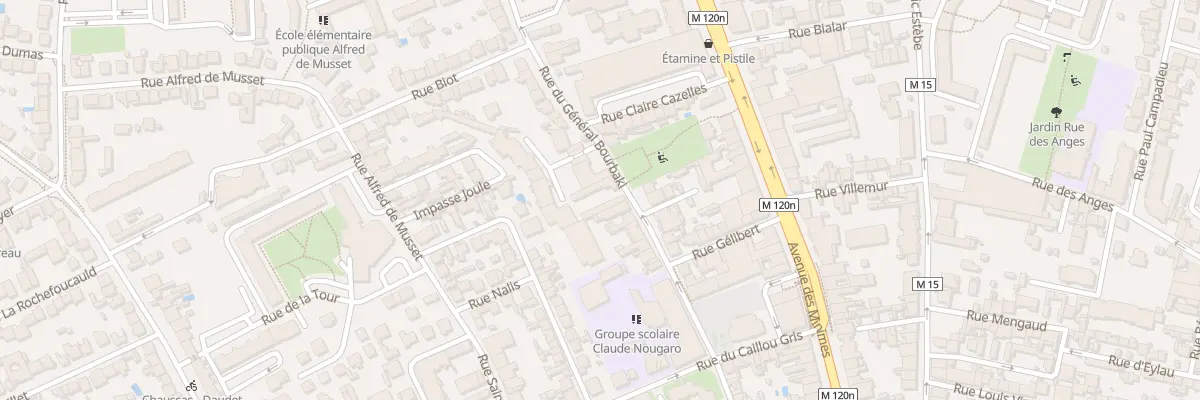 Plan du 79 Rue du Général Bourbaki à Toulouse