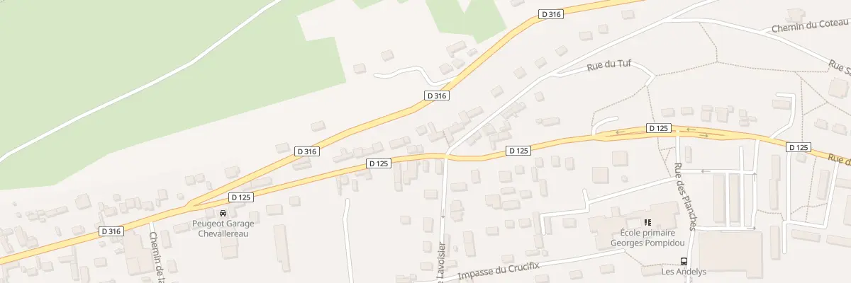 Plan du 6 Rue Henri Rémy aux Andelys