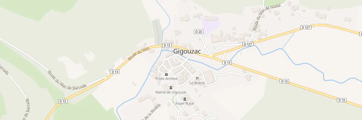 Plan du 7 Rue du Ruisseau à Gigouzac