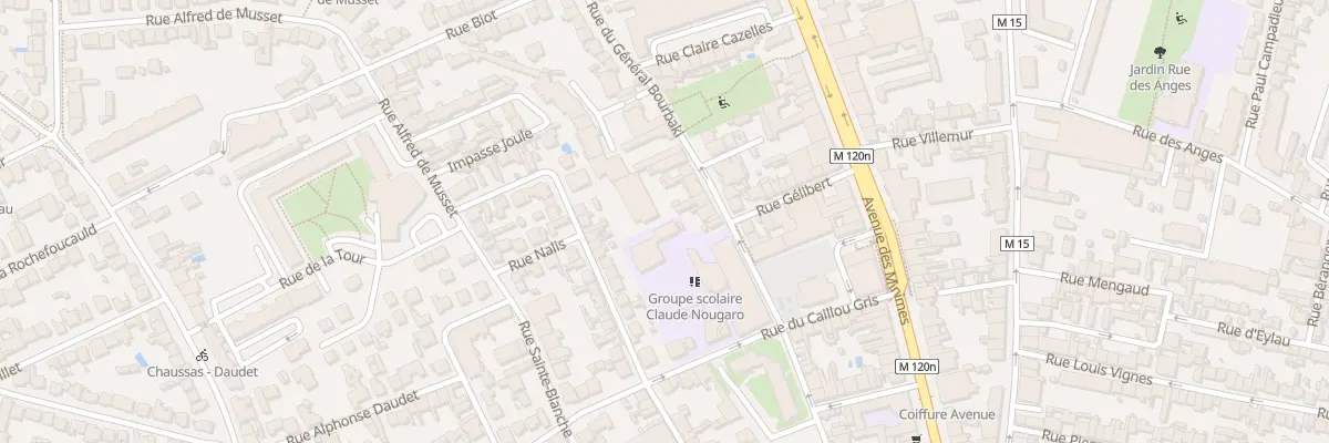Plan du 71 Rue du Général Bourbaki à Toulouse