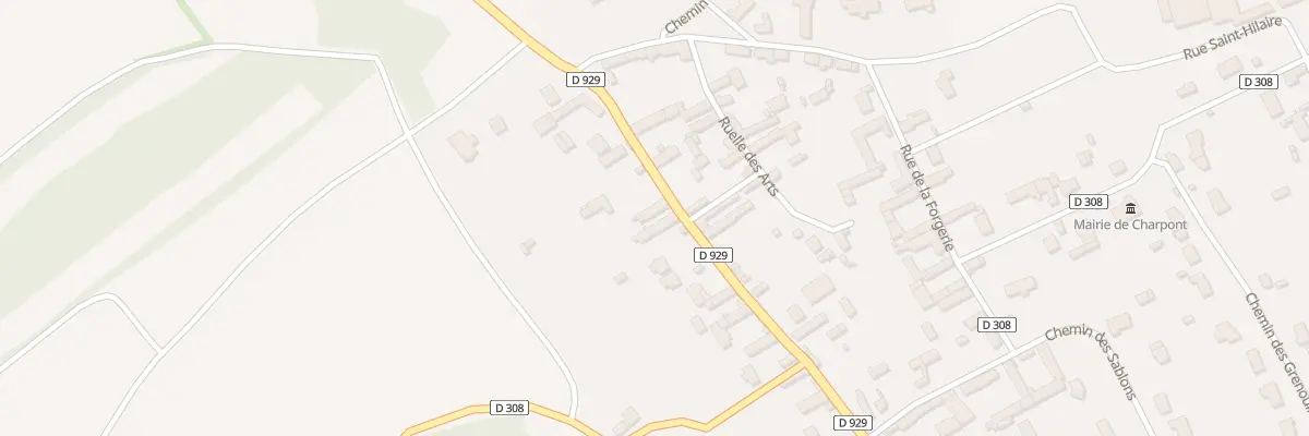 Plan du 14 Rue du Gen de Gaulle à Charpont