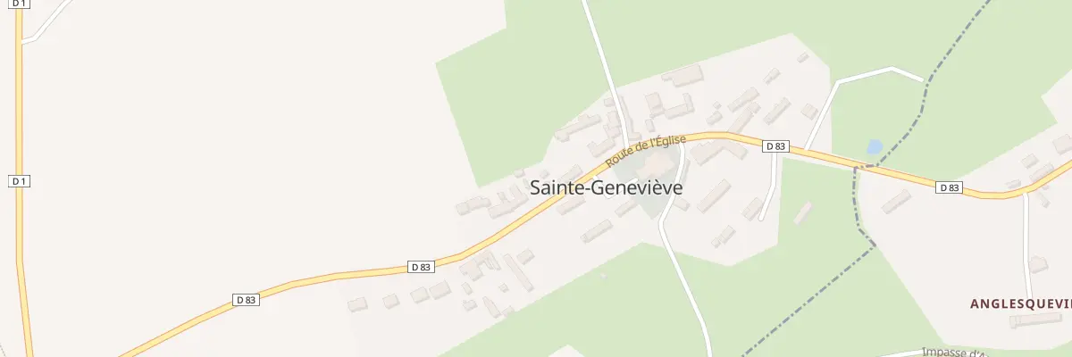 Plan du 5014 Le Bourg à Sainte-Geneviève