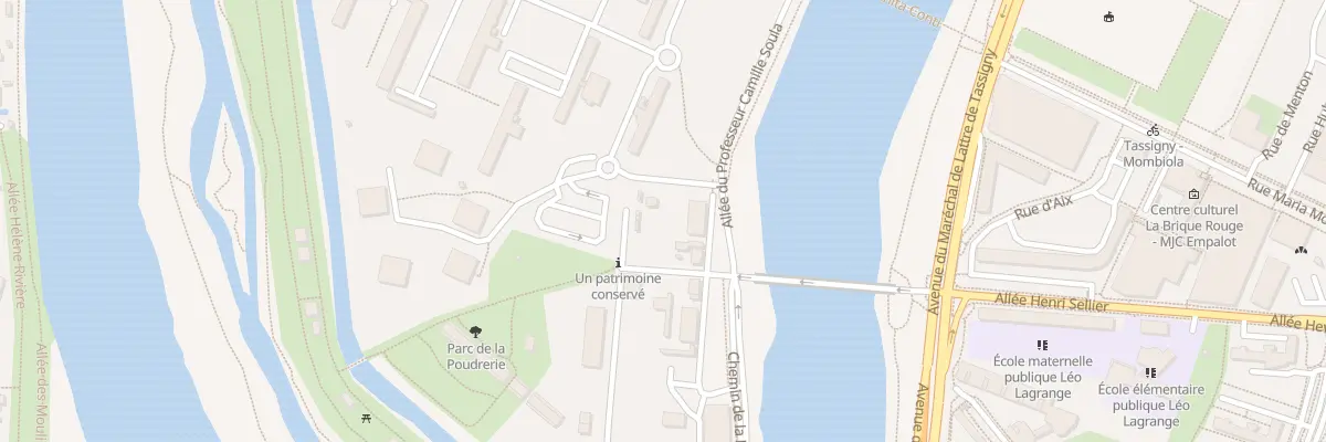 Plan du 9 Che de la Loge à Toulouse