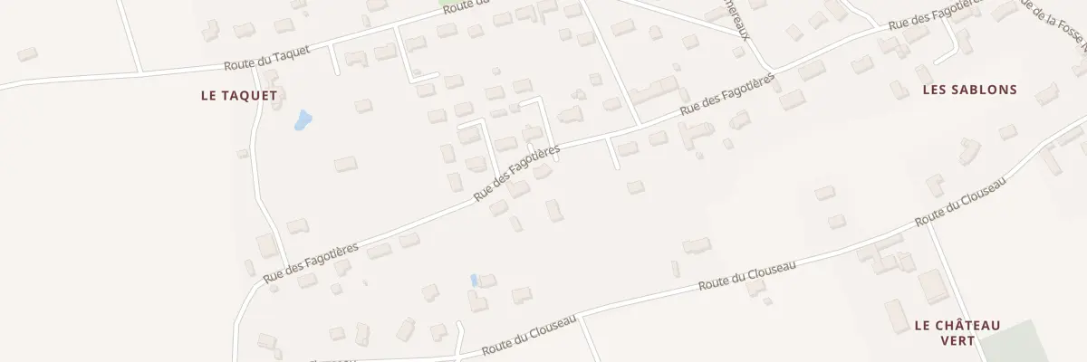 Plan du 33 Rue des Fagotières à Sassay