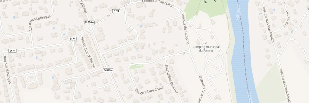 Plan du 3 Rue Pilâtre de Rozier à Vernet