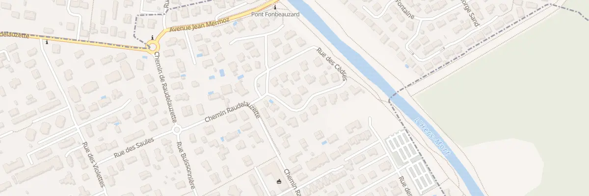 Plan du 3 Rue des Cèdres à Fonbeauzard