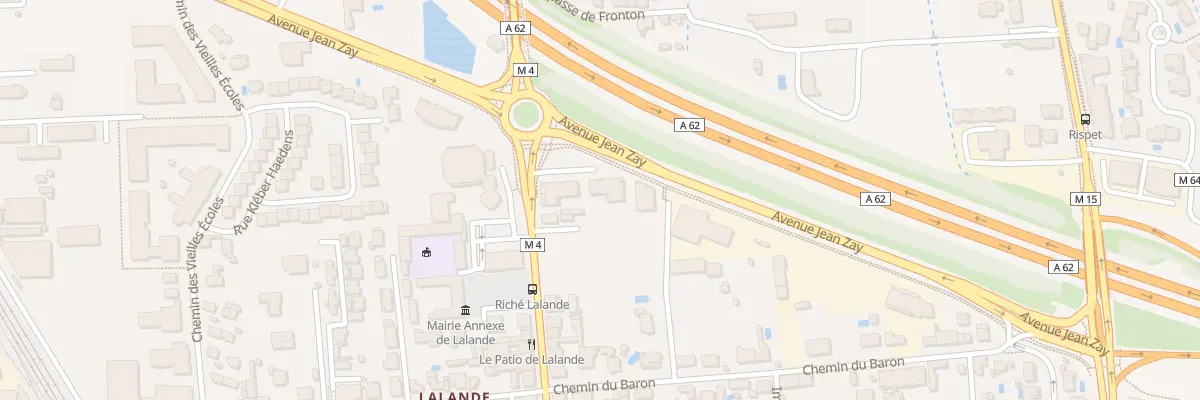 Plan du 266 Av de Fronton à Toulouse