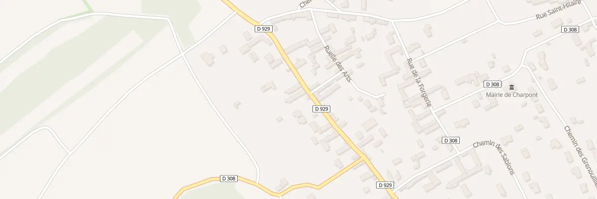 Plan du 16 Rue du Gen de Gaulle à Charpont