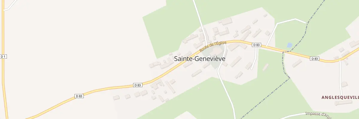 Plan du 5143 Le Bourg à Sainte-Geneviève