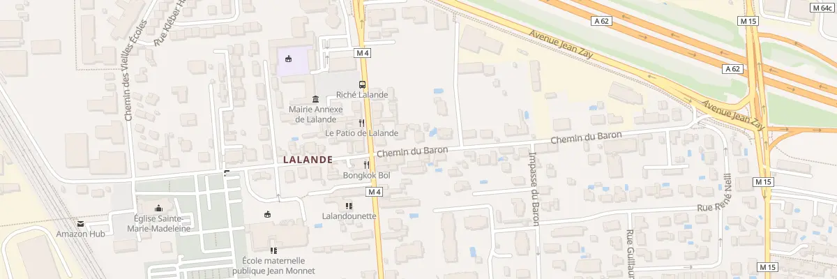 Plan du 9 Che du Baron à Toulouse