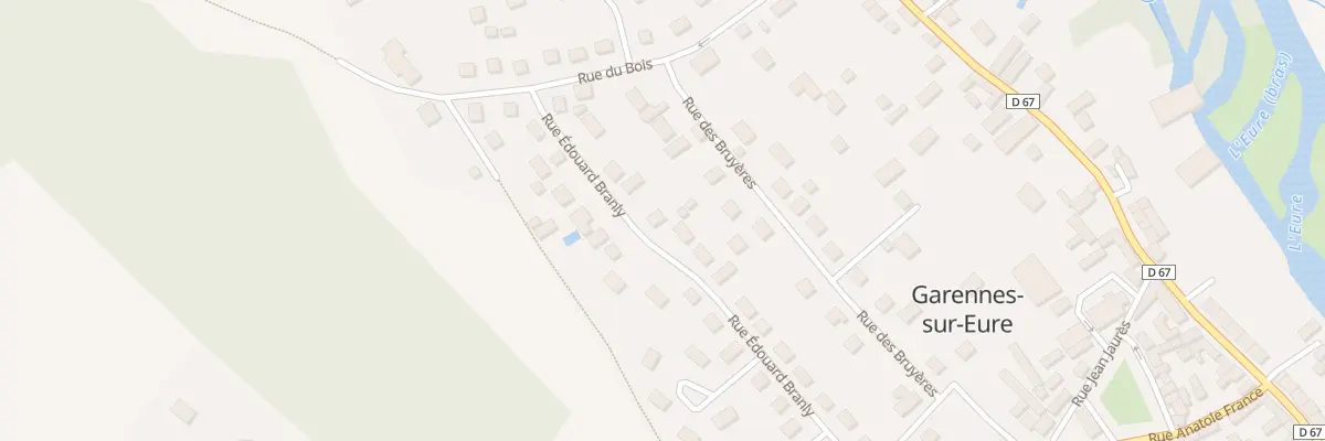 Plan du 23 Rue Edouard Branly à Garennes-sur-Eure