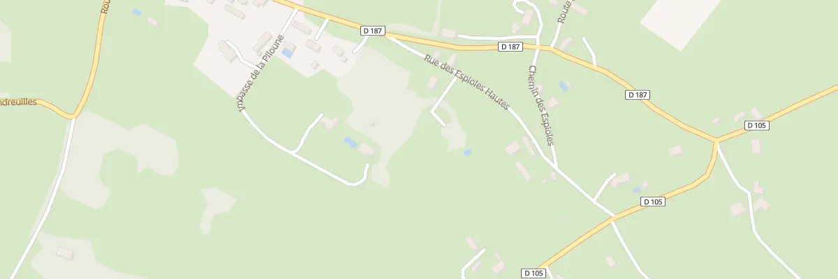 Plan du 5801F Rue des Espioles Hautes à Nadaillac-de-Rouge