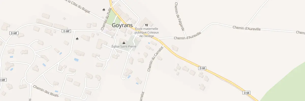 Plan du 3 Che du Carrelot à Goyrans