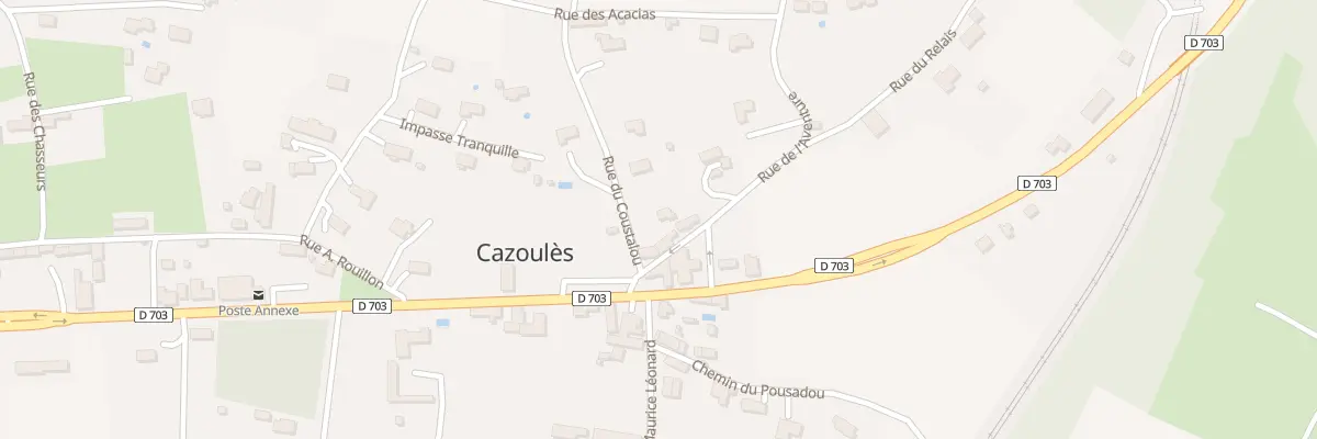 Plan du 42 Rue du Coustalou à Pechs-de-l’Espérance