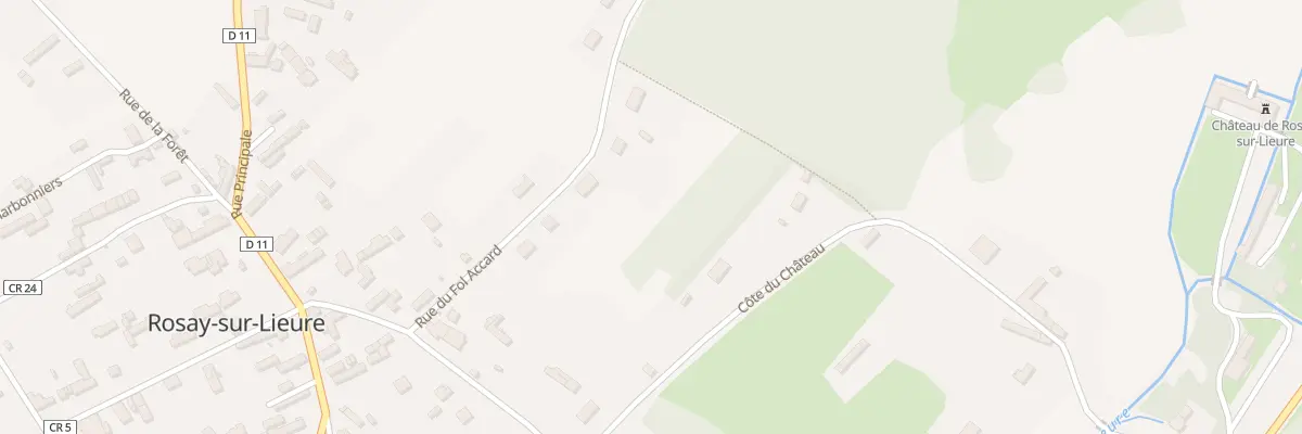 Plan du 8 Rue du Fol Accard à Rosay-sur-Lieure
