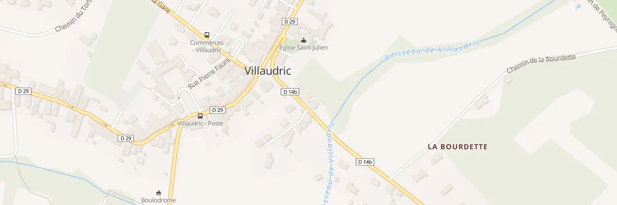 Plan du 7 Rte du Ruisseau à Villaudric
