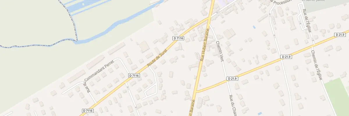 Plan du 9 Rte de Sorel à Anet
