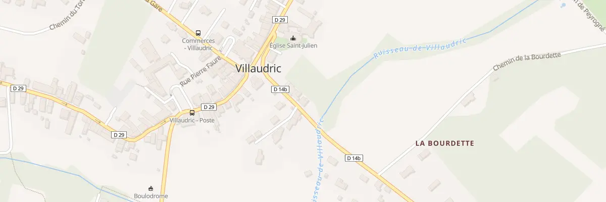 Plan du 9 Rte du Ruisseau à Villaudric