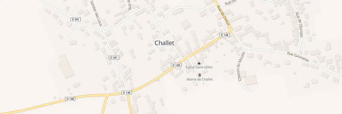 Plan du 20 Rue de la République à Challet