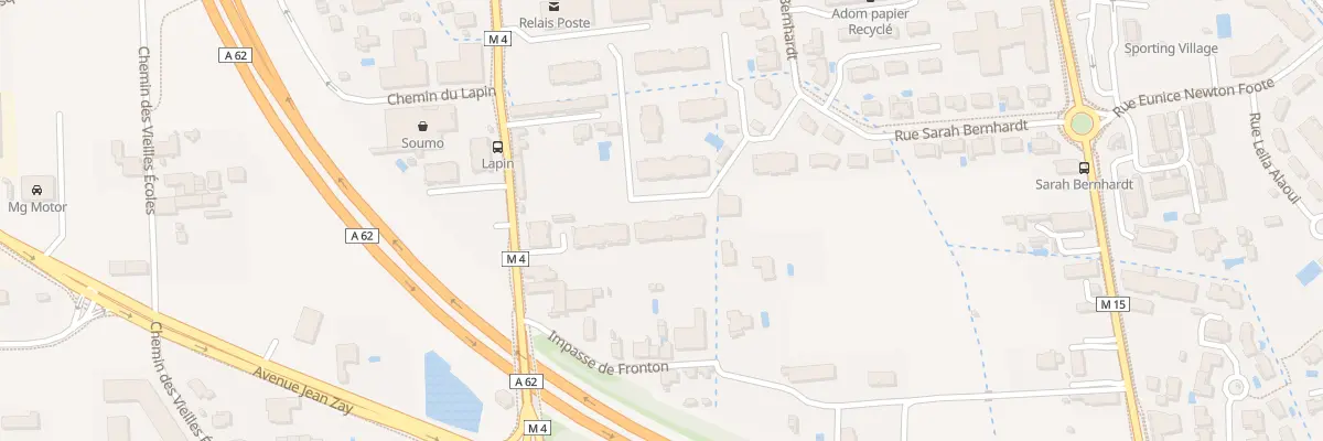 Plan du 292 Av de Fronton à Toulouse