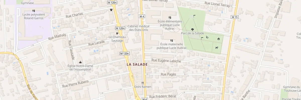 Plan du 26 Av de Fronton à Toulouse
