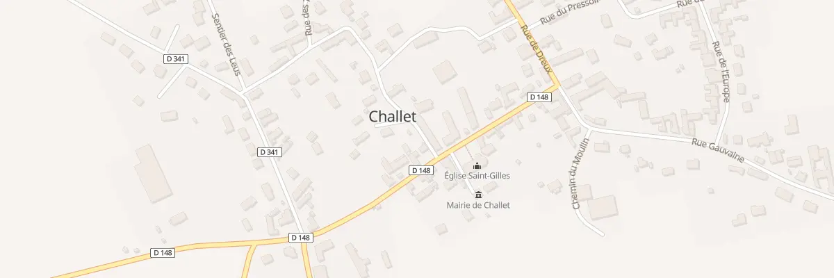 Plan du 18 Rue de la République à Challet