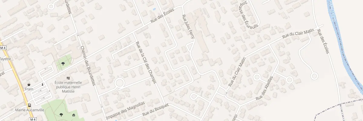 Plan du 11 Rue de la Châtaigneraie à Aucamville