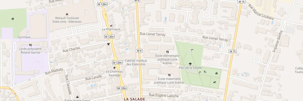 Plan du 40B Av de Fronton à Toulouse