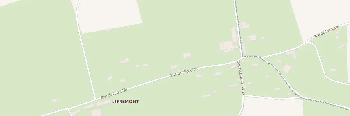 Plan du 849 Rue de l’Ecouffe à Mauquenchy