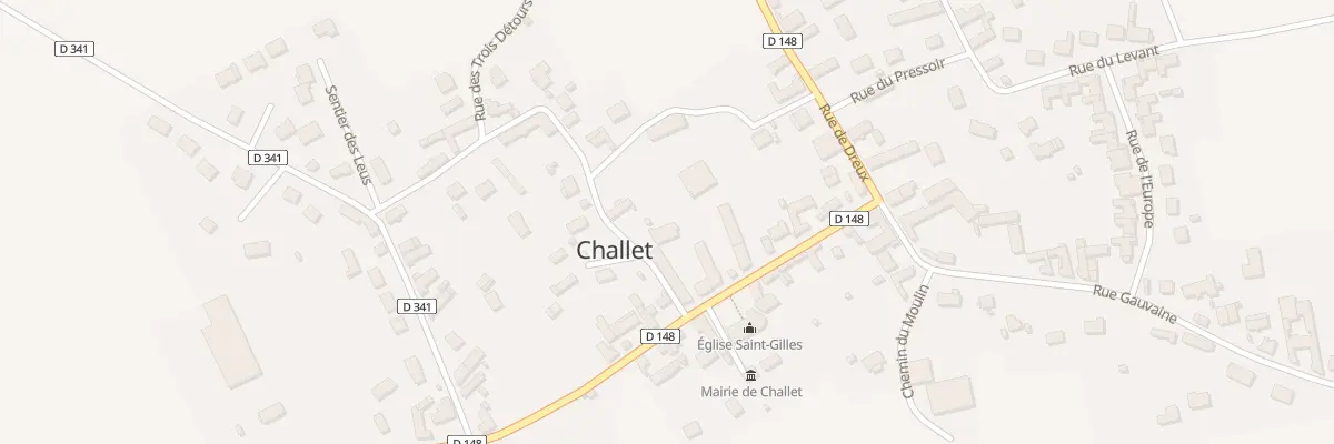 Plan du 16 Rue de la République à Challet