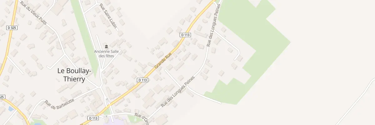 Plan du 15 Rue Grande Rue au Boullay-Thierry