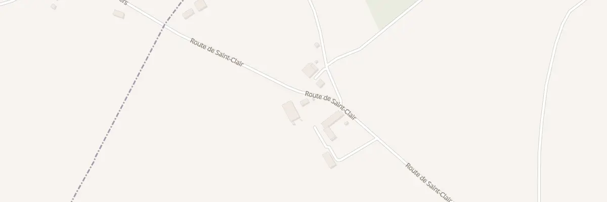Plan du 28 Rte de Saint-clair à Méhers